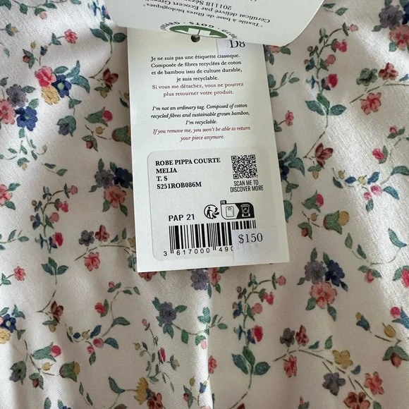 NWT Sezane Pippa dress size S - Picture 4 of 4